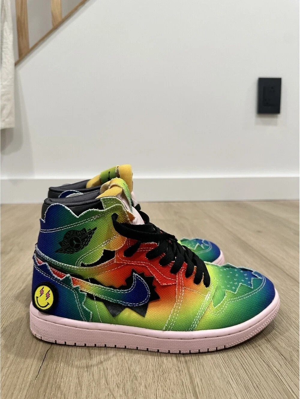Nike Air Jordan 1 Retro OG High x J Balvin Tie Dye Size 7 DC3481-900